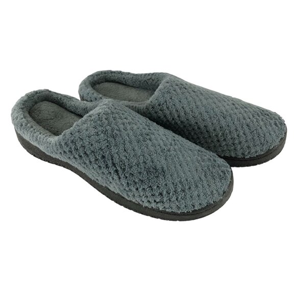 Womens Clog Slippers House Shoes Fuzzy Soft Slip On Gray US Size 5-6 - Picture 1 of 5
